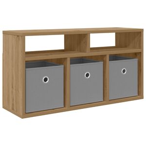 vidaXL Lowboard mit Schubladen Artisan-Eiche 72 x 22,5 x 38 cm
