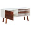 vidaXL TV-Schrank 110x35x50 cm Massivholz Akazie und MDF