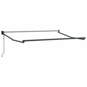 vidaXL Elektrisches Markisenrahmen Anthrazit 3 x 2 m Aluminium