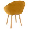 vidaXL Esszimmerst&uuml;hle 2 Stk. Gelb Samt