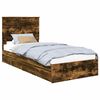 vidaXL Aufbewahrungsbett R&auml;uchereiche 90 x 200 cm Holzwerkstoff