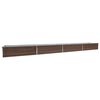 vidaXL Garten-Hochbeet Verzinkter Stahl 600x80x45 cm Braun
