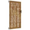 vidaXL Gartentor 85x175 cm Cortenstahl Bambus-Design