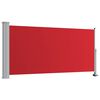 vidaXL Ausziehbare Seitenmarkise 120x300 cm Rot