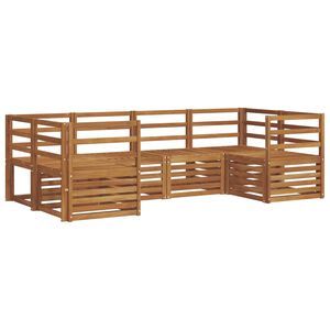 vidaXL Ecksofa Set 6 pcs Natur