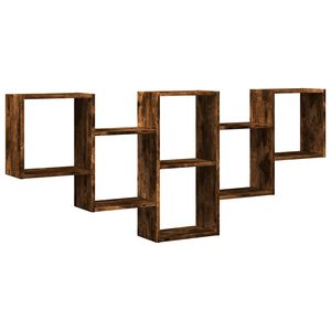 vidaXL Wandregal R&auml;uchereiche 159x18x66 cm Holzwerkstoff