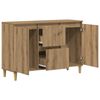 vidaXL Sideboard Artisan-Eiche 102x35x70 cm Holzwerkstoff