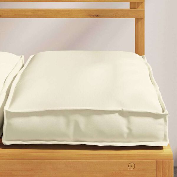 vidaXL Kissen 6 pcs Creme 40 x 40 x 8 cm Oxford-Stoff