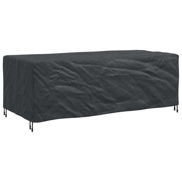 vidaXL Möbelbezug Uni Schwarz 229 x 113 x 73 cm 600D