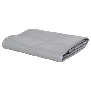 vidaXL Abdeckplane 650 g/m&sup2; 4x8 m Grau
