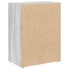 vidaXL Bücherregal Grau Sonoma 40x24x52 cm Holzwerkstoff