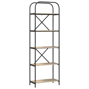 vidaXL B&uuml;cherregal 5 Ebenen 60 x 30 x 183 cm Holzwerkstoff