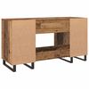 vidaXL Schreibtisch mit Regal Altholz 140 x 50 x 75 cm Holzwerkstoff