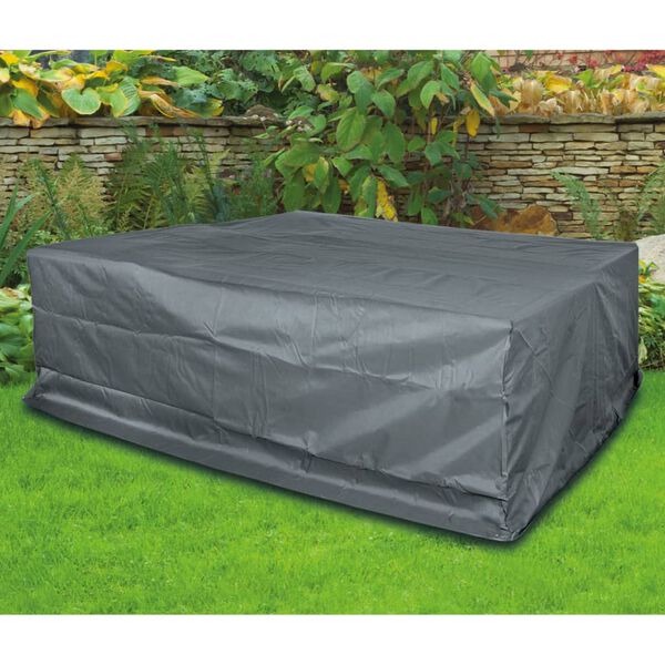 Happy People Schutzh&uuml;lle f&uuml;r Gartenm&ouml;bel-Set Deluxe 200x160x70 cm Grau