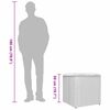 vidaXL Kissenbox mit Speicher Beige 50 x 50 x 50 cm Poly-Rattan