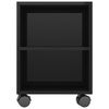 vidaXL TV-Schrank Hochglanz-Schwarz 120x35x48 cm Holzwerkstoff