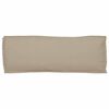 vidaXL Kissen Taupe 110 x 40 x 8 cm Oxford-Stoff