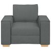 vidaXL Sofa Stuhl Dunkelgrau 60 cm Stoff