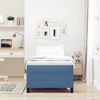 vidaXL Boxspringbett Blau 90 x 190 cm Cordstoff