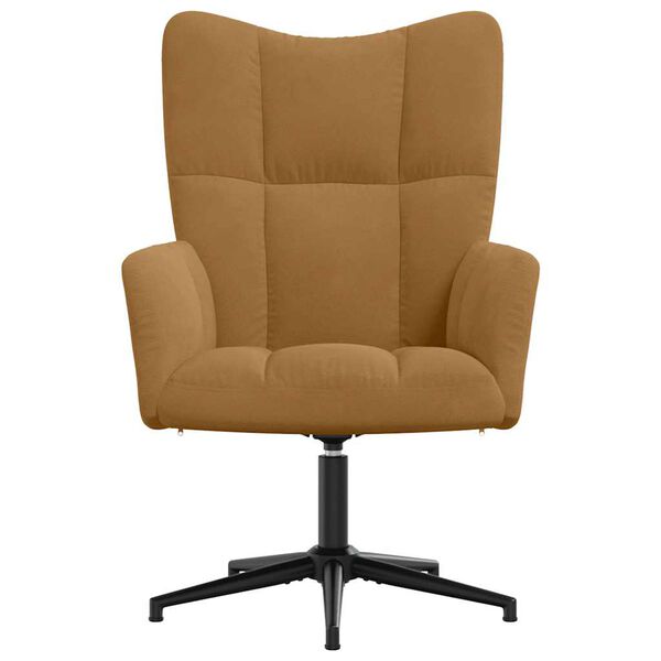 vidaXL Relaxsessel Braun Samt