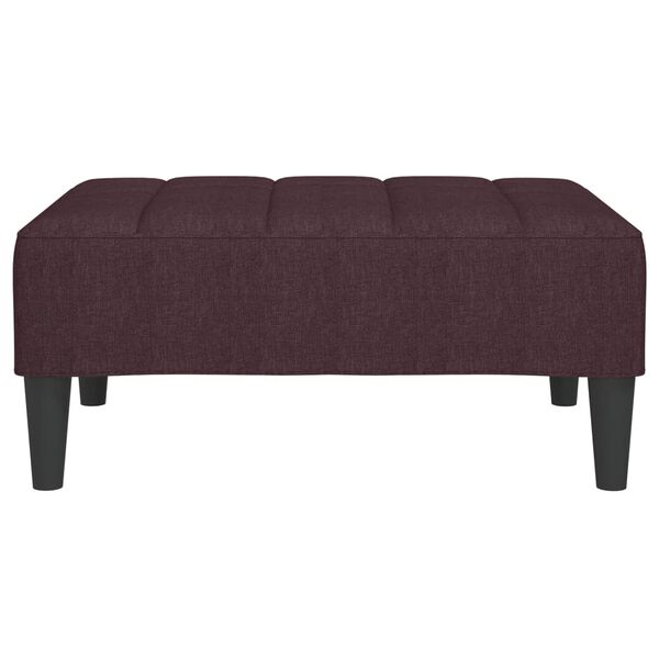 vidaXL Fu&szlig;hocker Lila 78x56x32 cm Stoff