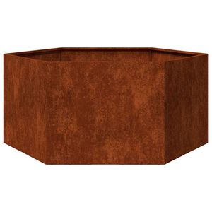 vidaXL Pflanzk&uuml;bel Rostig 90x90x45 cm Cortenstahl