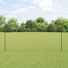 vidaXL Zaun mit Pfosten Grau 1,4 x 25 m Stahl