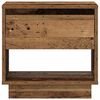 vidaXL Nachttisch mit Schubladen Altholz 45 x 34 x 44 cm Holzwerkstoff
