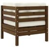 vidaXL Garten-Ecksofa mit Kissen Honigbraun Massivholz Kiefer
