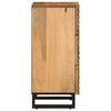 vidaXL Sideboard 40x34x75 cm Raues Massives Mangoholz
