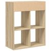 vidaXL B&uuml;cherregal Sonoma-Eiche 66x31x80 cm Holzwerkstoff