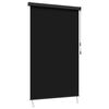 vidaXL Rollo Schwarz 180 x 250 cm Stoff und Aluminium