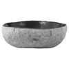 vidaXL Waschbecken Oval Grau (32-37) x (27-30) x 12 cm Flussstein