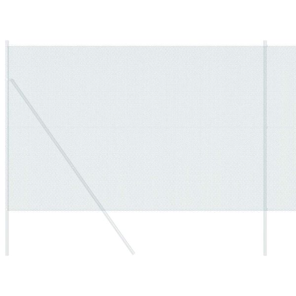 vidaXL Hexagonzaun Grün 1.6 x 25 m Stahl