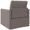 vidaXL Schlafsofa 60cm Taupe Stoff