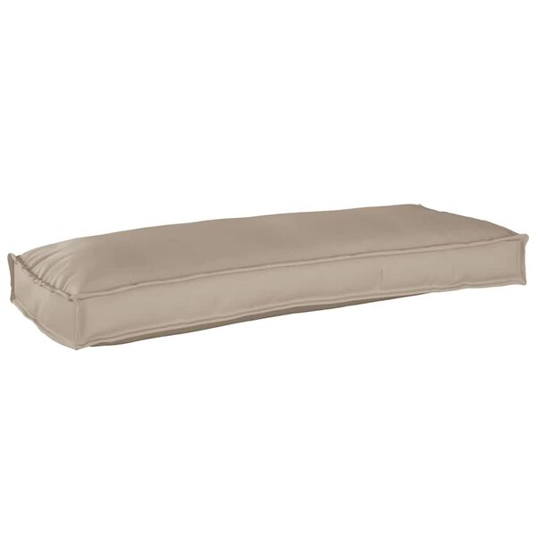 vidaXL Kissen Taupe 100 x 40 x 8 cm Oxford-Stoff