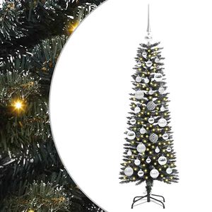 vidaXL K&uuml;nstlicher Weihnachtsbaum mit 150 LEDs mit St&auml;nder Gr&uuml;n 120 cm