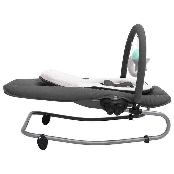 vidaXL Babywippe Anthrazit Stahl