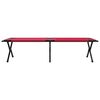 vidaXL Klapp Schlafbett f&uuml;rs Camping 2 pcs Rot 193 x 69 x 45 cm