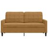 vidaXL 2-Sitzer-Sofa Braun 140 cm Samt