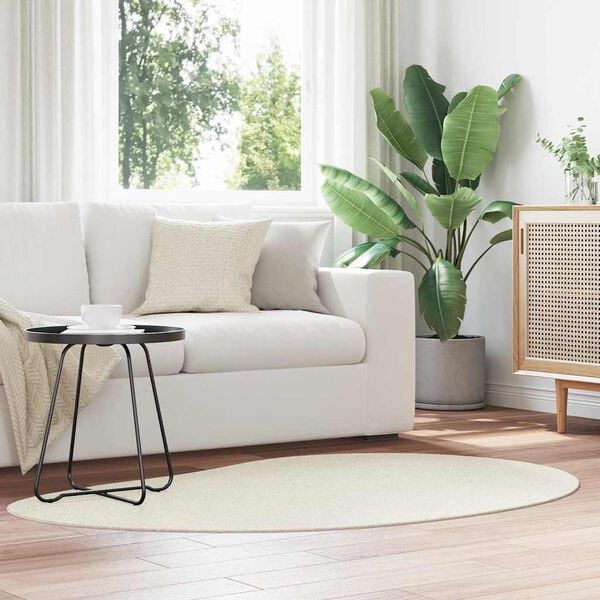 vidaXL Bereichsteppiche Creme 120 x 170 cm Polyester