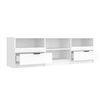 vidaXL TV-Schrank Weiß 150x33,5x45 cm Holzwerkstoff