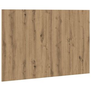 vidaXL Kopfteil Artisan-Eiche 120x1,5x80 cm Holzwerkstoff
