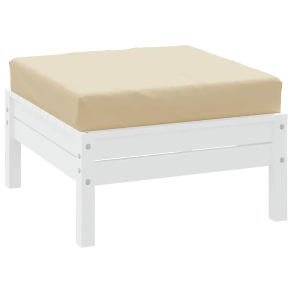 vidaXL Palettenkissen Beige 60x60x8 cm Oxford-Gewebe