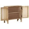 vidaXL Sideboard 80x30x73 cm Mango Massivholz und Rohrgeflecht