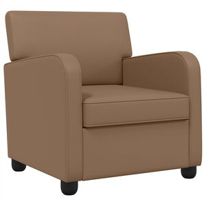 vidaXL Sessel Cappuccino Kunstleder