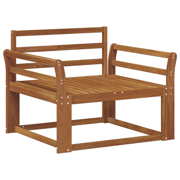 vidaXL Outdoor Mittelsofa Massivholz Akazie Natur