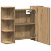 vidaXL Bad-Spiegelschrank Artisan-Eiche 80x20,5x64cm Holzwerkstoff