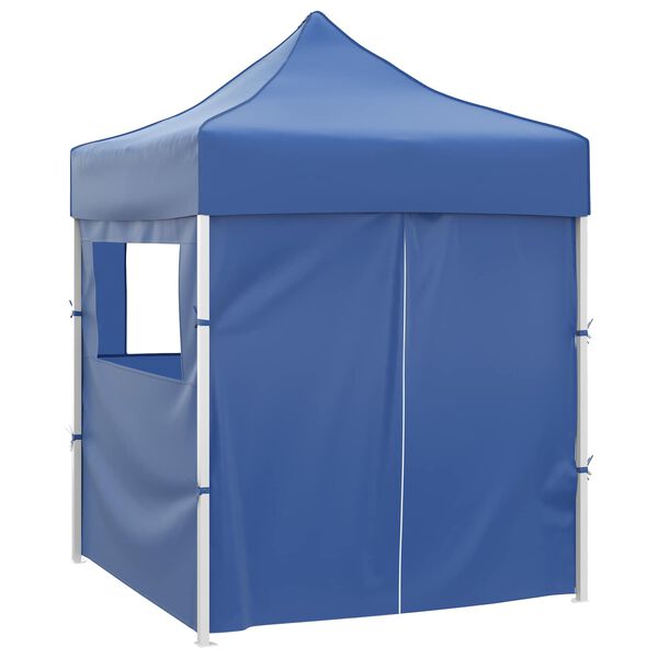 vidaXL Party-Zelt Blau 200 x 200 x 315 cm Oxford-Stoff