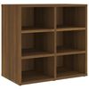 vidaXL Schuhregal Braun Eichen-Optik 52,5x30x50 cm